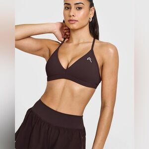 Oner Active EASYLIFT™ ULTRA MINIMAL V NECK BRALETTE WITH WHITE LOGO in size s